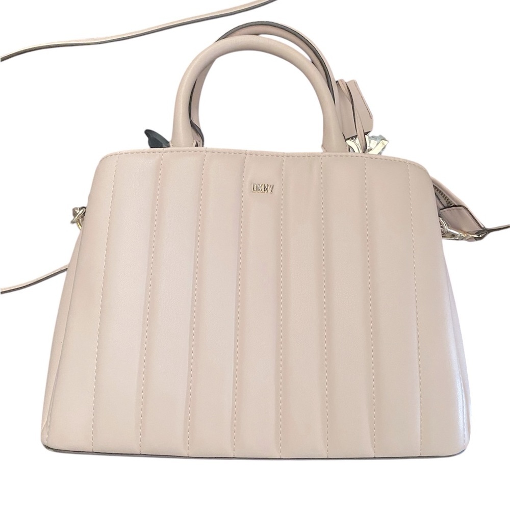 DKNY Pink Paige Medium Satchel NWT - Picture 2 of 16